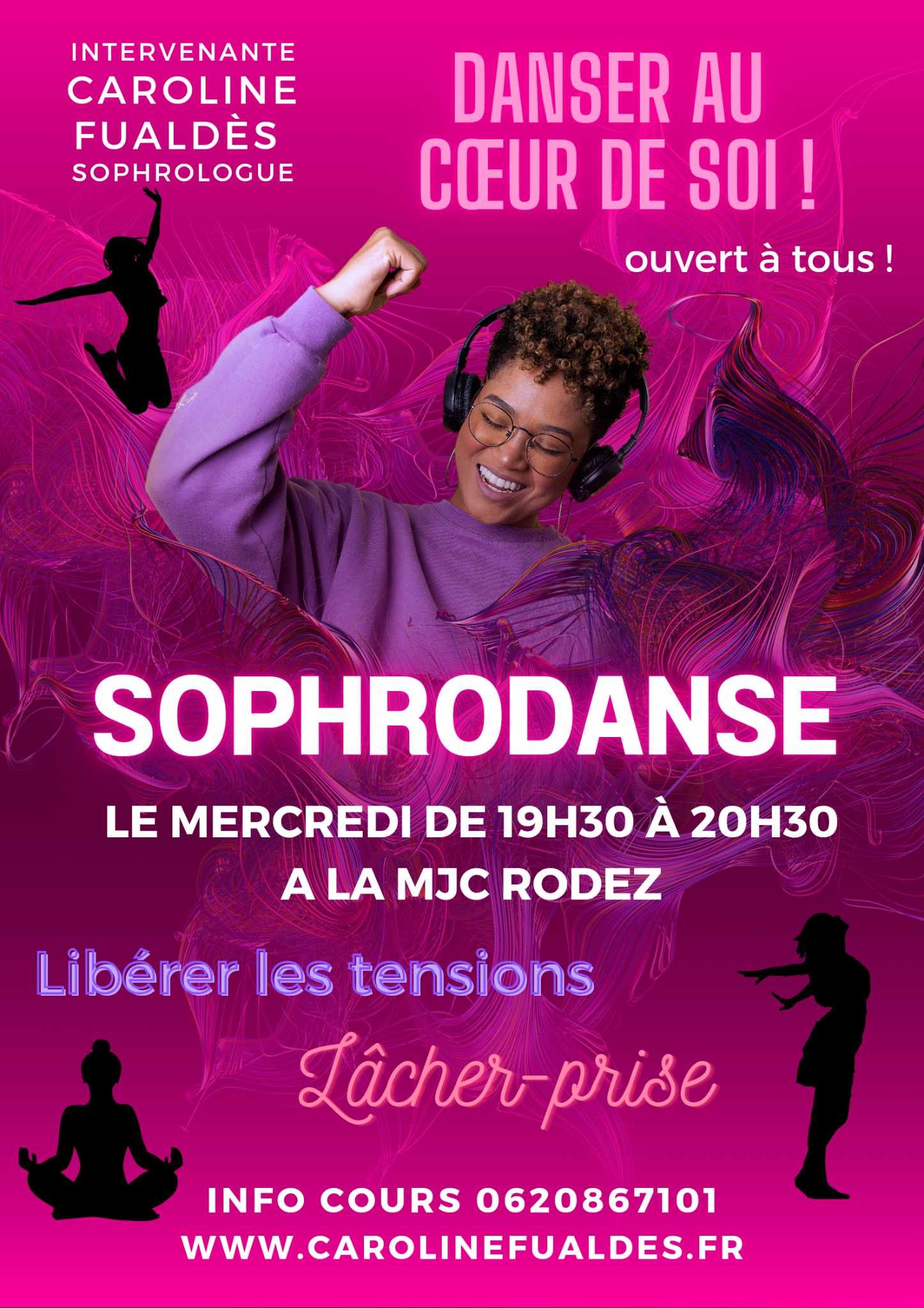 SOPHRODANSE tous les mercredis de 19h30 à 20h30 à la MJC RODEZ !