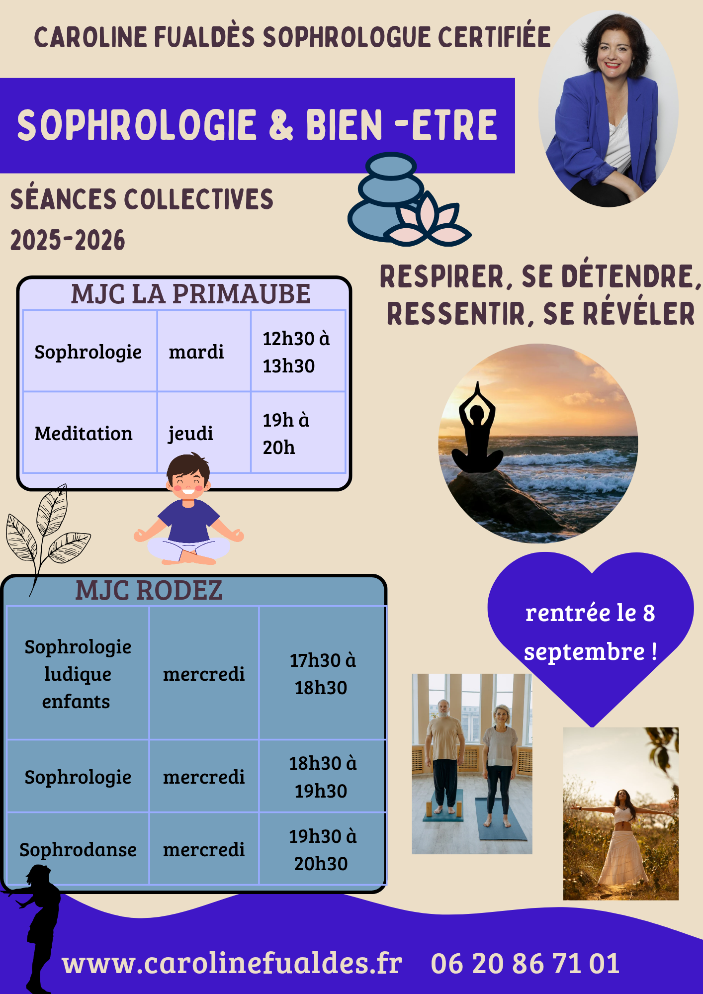 NOUVEAU PLANNING SÉANCES COLLECTIVES 2025/2026