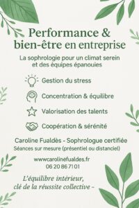 Sophrologie en entreprise : l’équilibre intérieur, la clé d’une réussite collective.