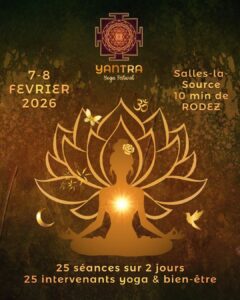 Rendez-vous au Yantra Yoga festival pour une séance de Sophro-méditation, le dimanche 8 février 2026 de 11h à 12h à Pont les bains.